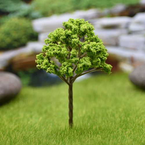 Gift To Love | Artificial Miniature Light Green Tree 1 Pc | Code : 018-100LG