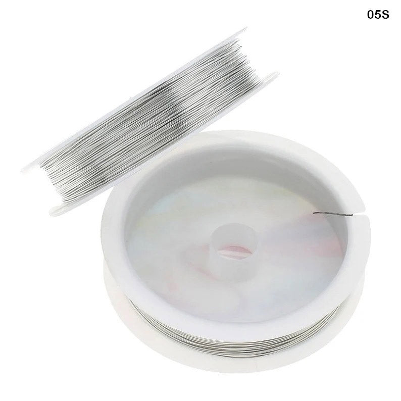 Gift To Love | Wire | Color : Silver | Size : 0.5 | Pcs : 10 Roll | Code : 05S