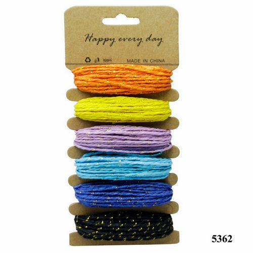 Gift To Love | Craft Decorative Paper Rope With Glitter | Code : 5362