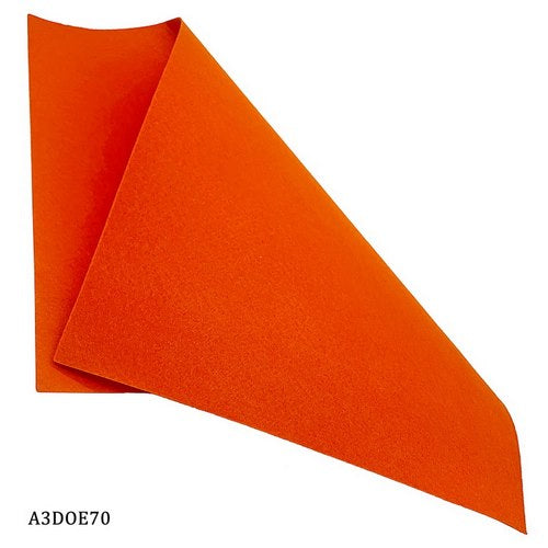 Gift To Love | A3 Nonwoven Felt 10 Sheet Dark Orange (11534) | Code : A3DOE70