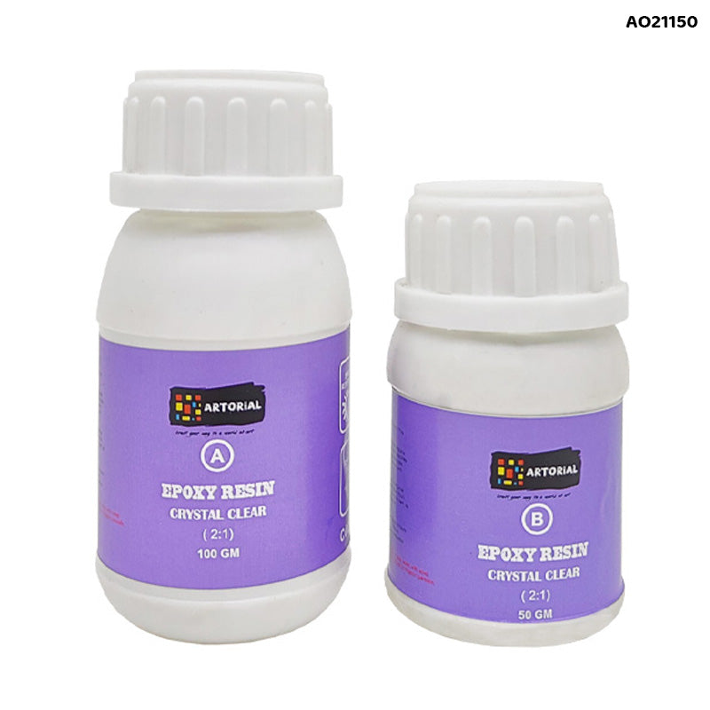 Gift To Love | Epoxy Art Resin Hardener Kit | Size : 150 Gm | Code : AO21150
