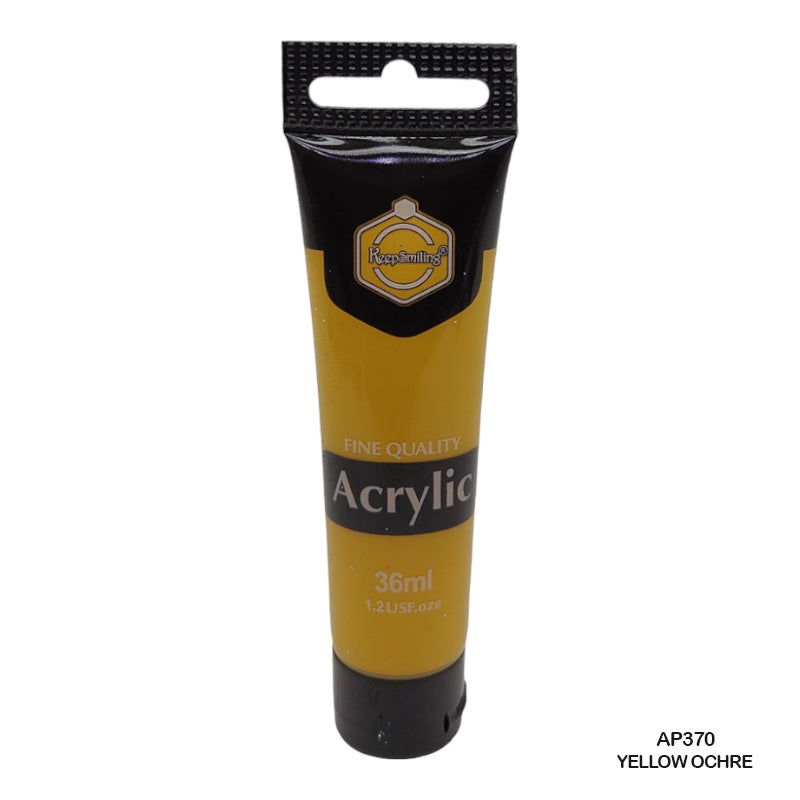 Gift To Love | Acrylic Paint Tube | Color : Yellow Ochre | Size : 36 Ml | Code : AP370