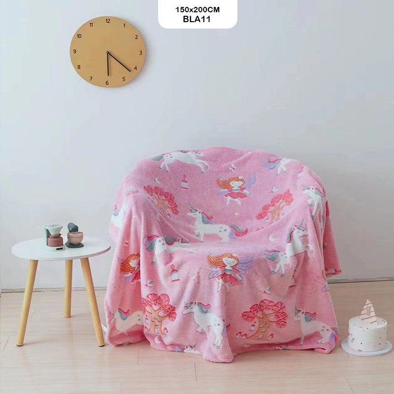 Gift To Love | Super Soft Night Glow In The Dark Blanket | Size : 150 Cm X 200 Cm | Code : BLA11