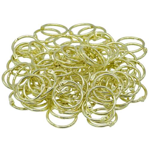 Gift To Love | Book Ring Golden 100Pcs 25MM | Code : BRG25100