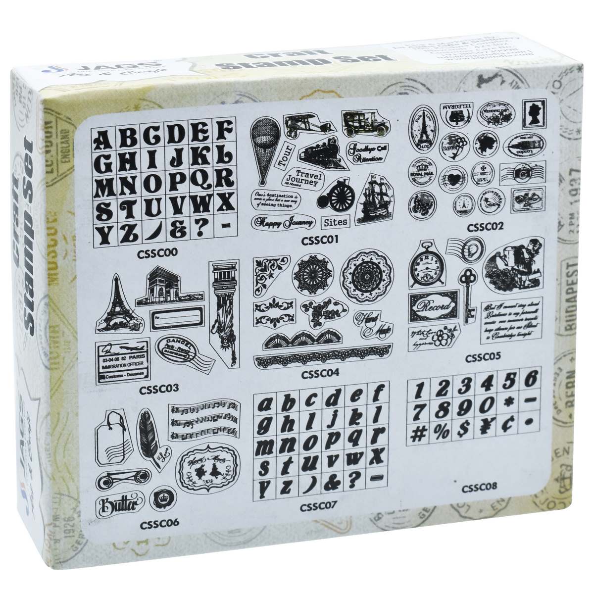 प्यार को तोहफ़ा | क्राफ़्ट स्टैम्प सेट घड़ी की चाबी | नग: 7 नग सेट | कोड: CSSC05