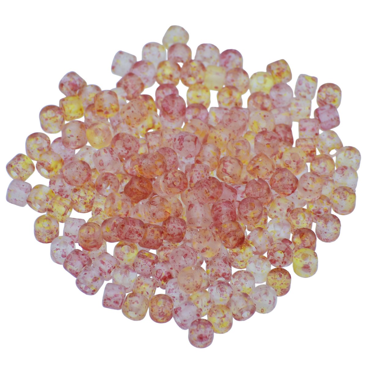 Gift To Love | Craft Beads Warm Colour | Size : 4 X 6 Mm | Code : JCB224