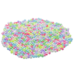 Gift To Love | Craft Beads | Color : Pastel Colours | Size : 4 Mm | Pcs : 20 Gsm | Code : JCBP00