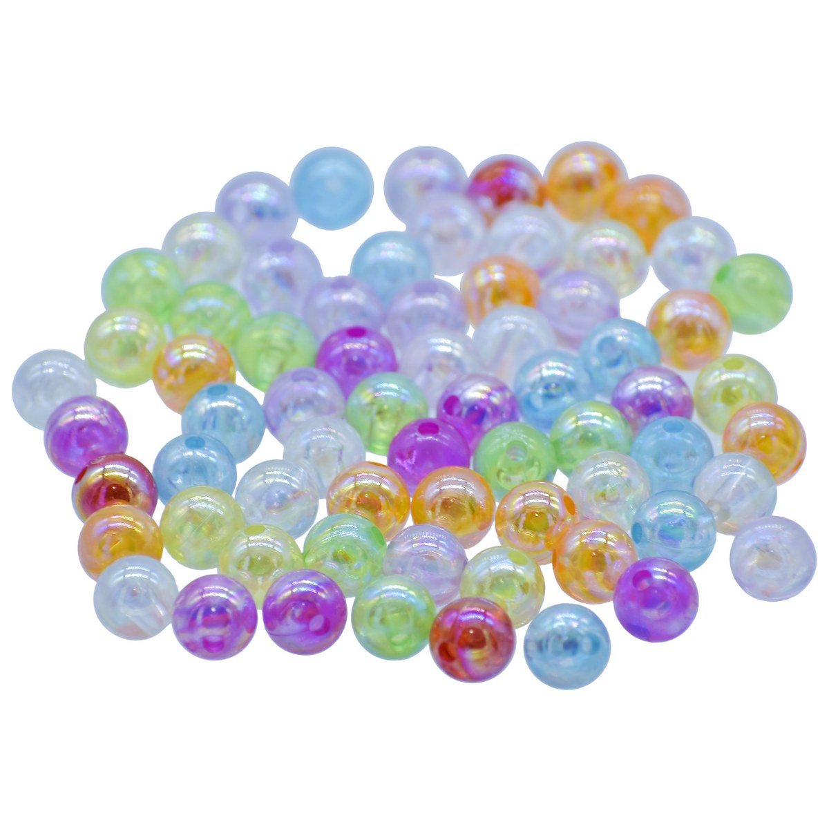 Gift To Love | Beads Crystal Rainbow | Color : Multicolor | Size : 8 Mm | Pcs : 20 Gsm | Code : JCPS8MM