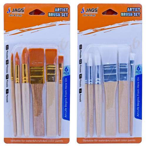 Gift To Love | Jags Paint Brush 6Pcs Set | Code : JHB8099