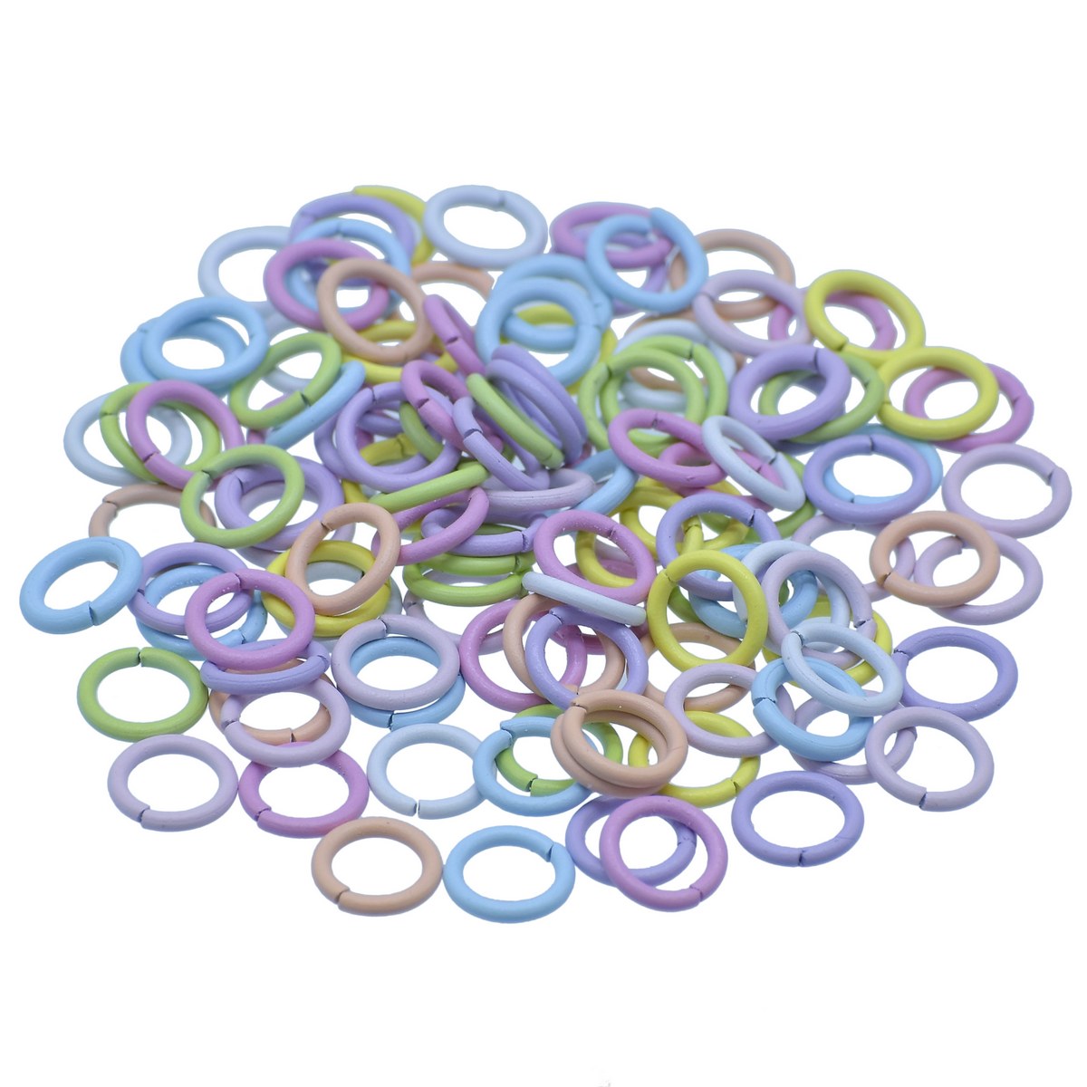 Gift To Love | Jewellery Jump Ring | Color : Colourful Small | Pcs : 25 Gm | Code : KH25P-3