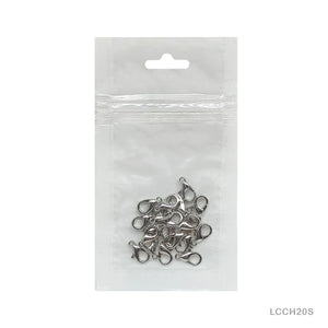 Gift To Love | Lobster Clasps Claw Hooks | Color : Silver | Size : 12 Mm | Pcs : 25 Pcs | Code : LCCH25S