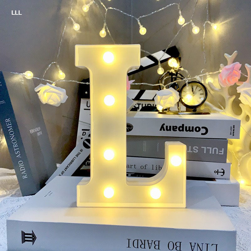 Gift To Love | Led Letter L | Size : 8 Inch | Code : LLL