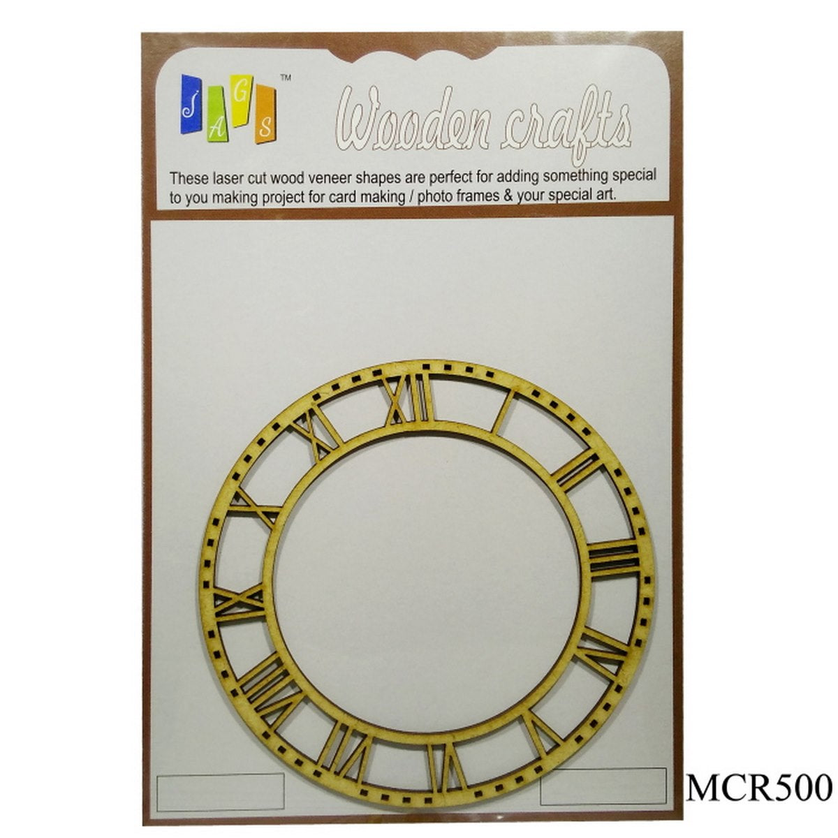 Gift To Love | Mdf Clock Roman | Size : 5 Inch | Code : MCR500