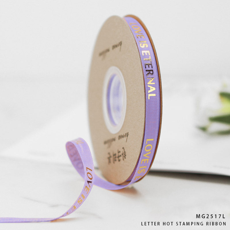 Gift To Love | Korea Ribbon Love Is Eternal | Size : 1 Cm X 30 Mtr | Code : MG2517L