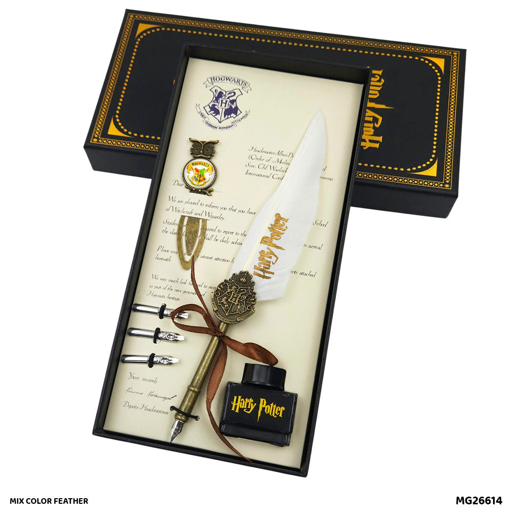 गिफ्ट टू लव | फेदर इंक पेन बॉक्स सेट हैरी पॉटर | कोड : MG26614