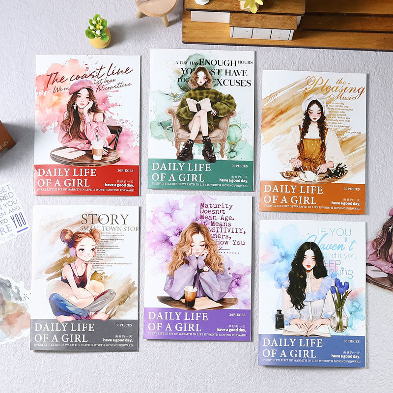 Gift To Love | Daily Life Of Girl Character | Pcs : 30 Pcs | Code : MHDSNSH003