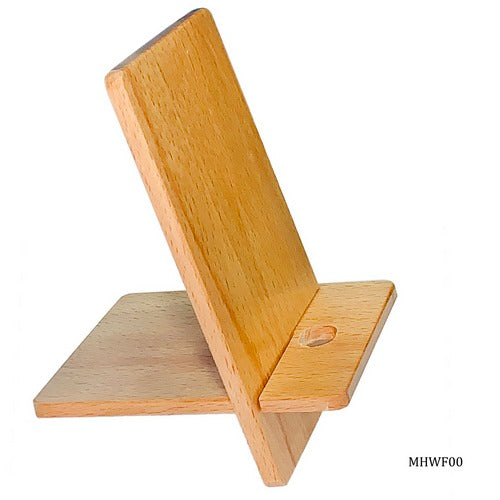 Gift To Love | Mobile Holder Wooden Folding Stand | Code : MHWF00
