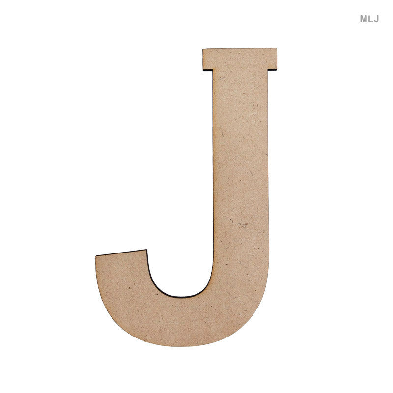Gift To Love | Mdf Letter J | Size : 6 Inch | Code : MLJ