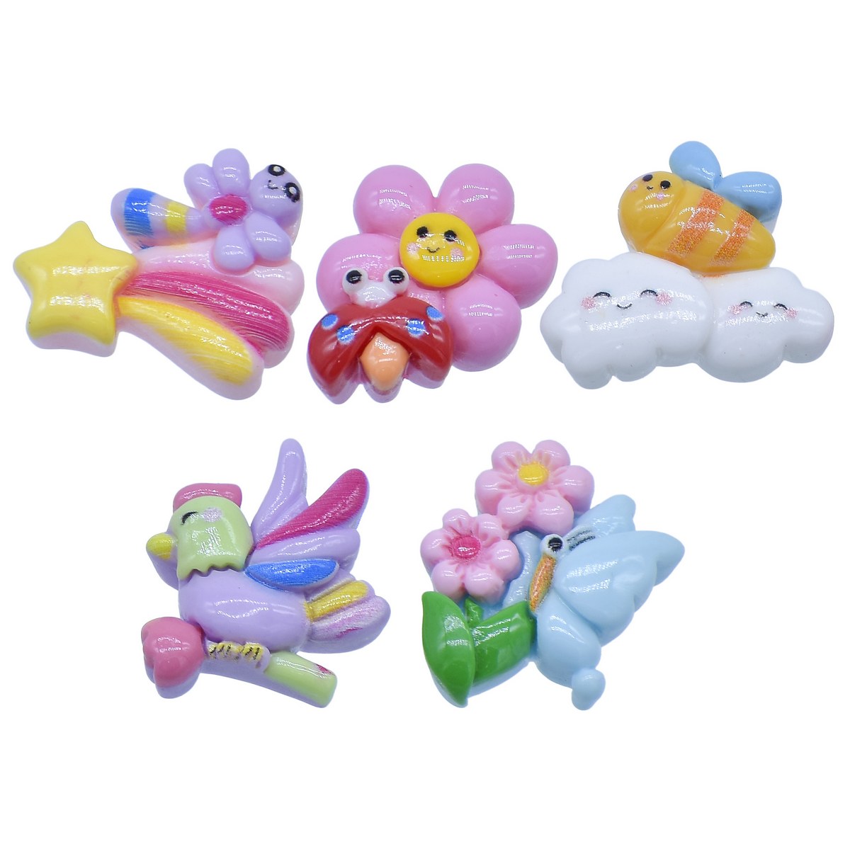 Gift To Love | Miniature Butterfly Mix | Color : Mix Colour | Pcs : 5 Pcs | Code : MMAN-76