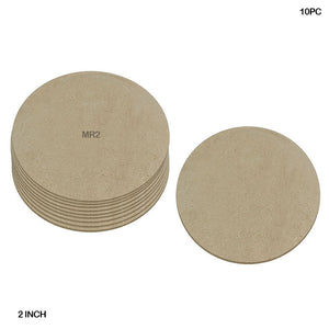 Gift To Love | Mdf Round | Size : 2 Inch | Pcs : 10 Pcs | Code : MR2