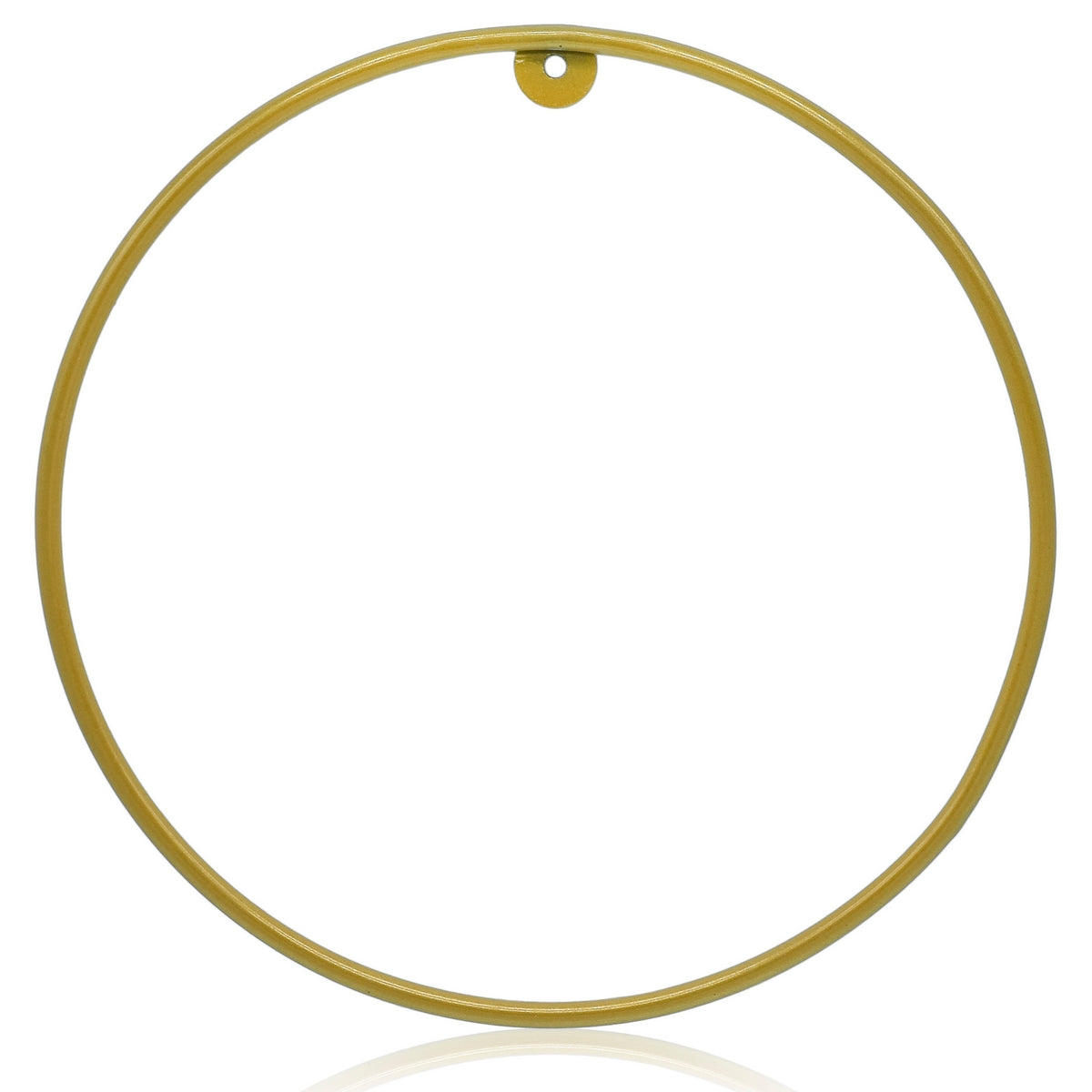 Gift To Love | Metal Ring Round | Color : Gold | Size : 8 Inch | Code : MRGR8INC