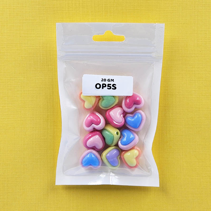 Gift To Love | Craft Beads Plastic | Pcs : 25 Gm | Code : OP5S