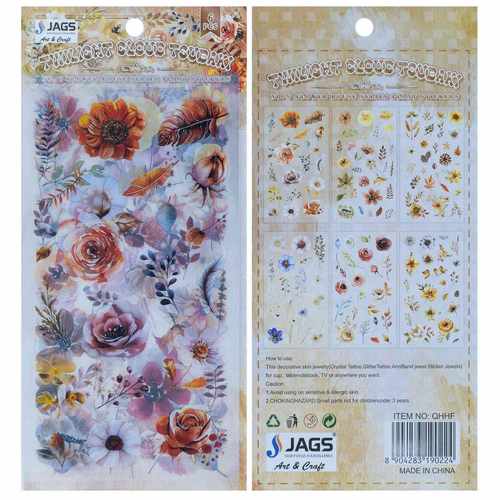 Gift To Love | Sticker Flowers Mix Colour | Code : QHHF