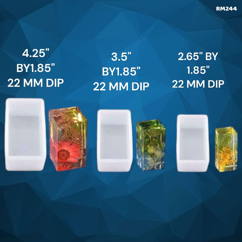 Gift To Love | Silicon Mould Block | Pcs : 3 Pc | Code : RM244