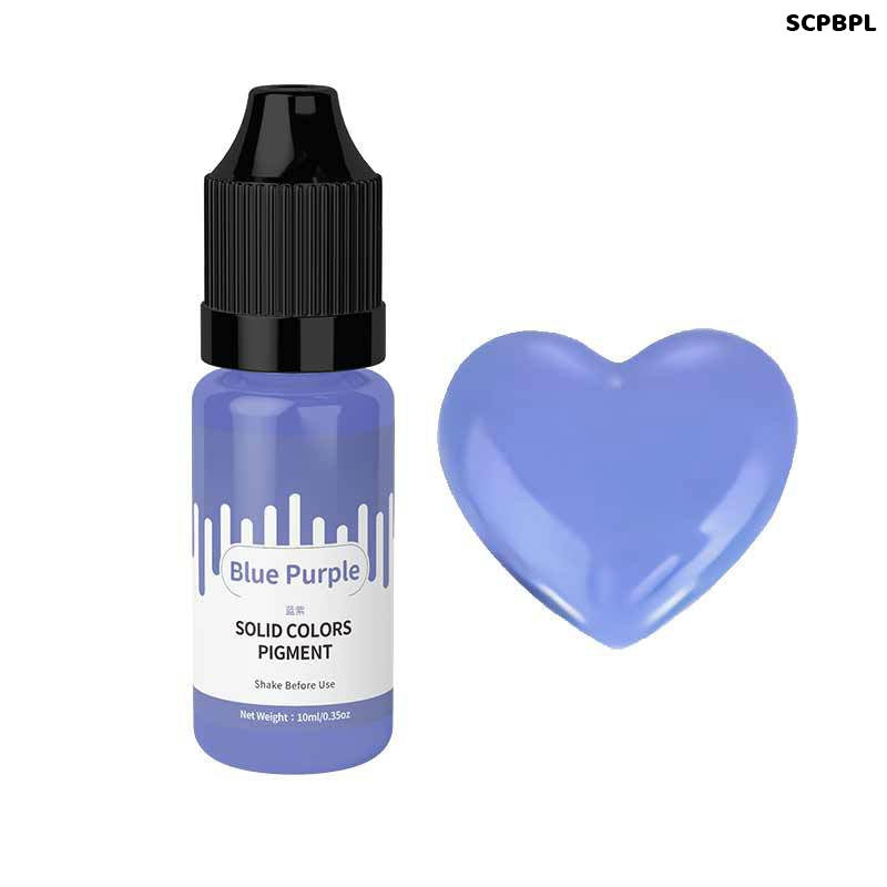 Gift To Love | Solid Color Pigment | Color : Blue Purple | Size : 10 Ml | Code : SCPBPL