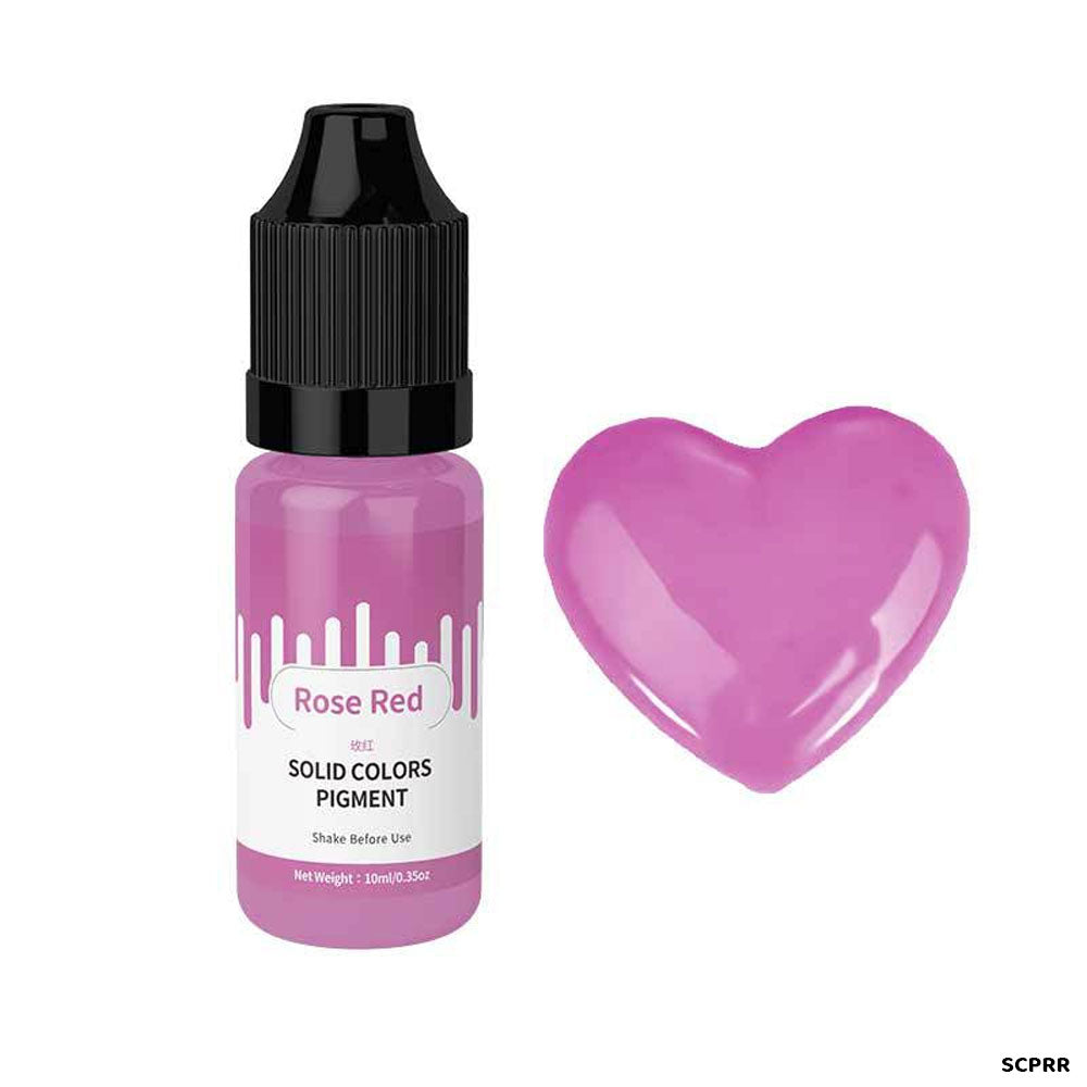 Gift To Love | Solid Color Pigment | Color : Rose Red | Size : 10 Ml | Code : SCPRR