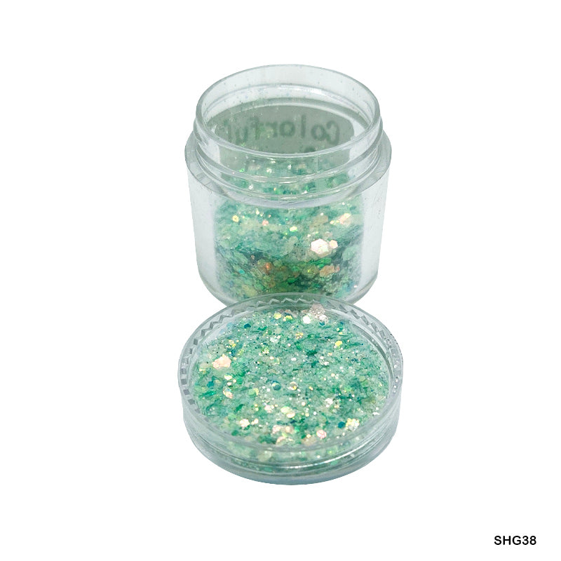Gift To Love | Shimmer Glitter | Color : Green | Code : SHG38