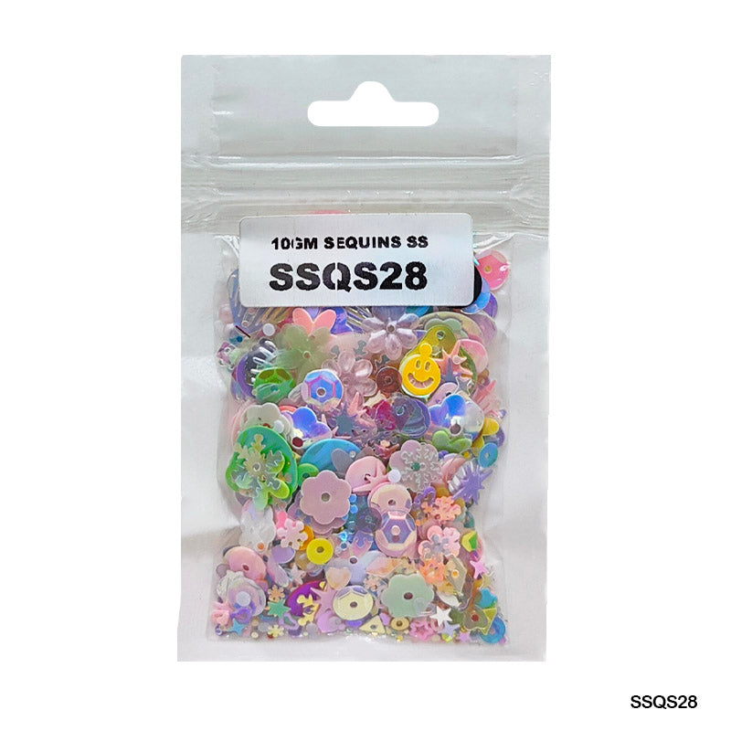 Gift To Love | Sequins Ss | Color : Multi | Pcs : 10 Gm | Code : SSQS28