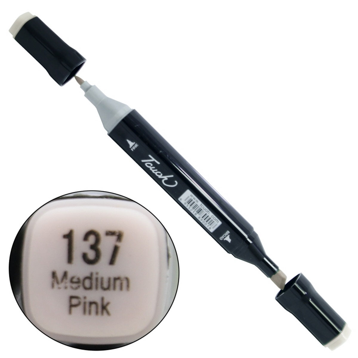 Gift To Love | Touch Marker 2In1 Pen | Color : Medium Pink | Code : TM137