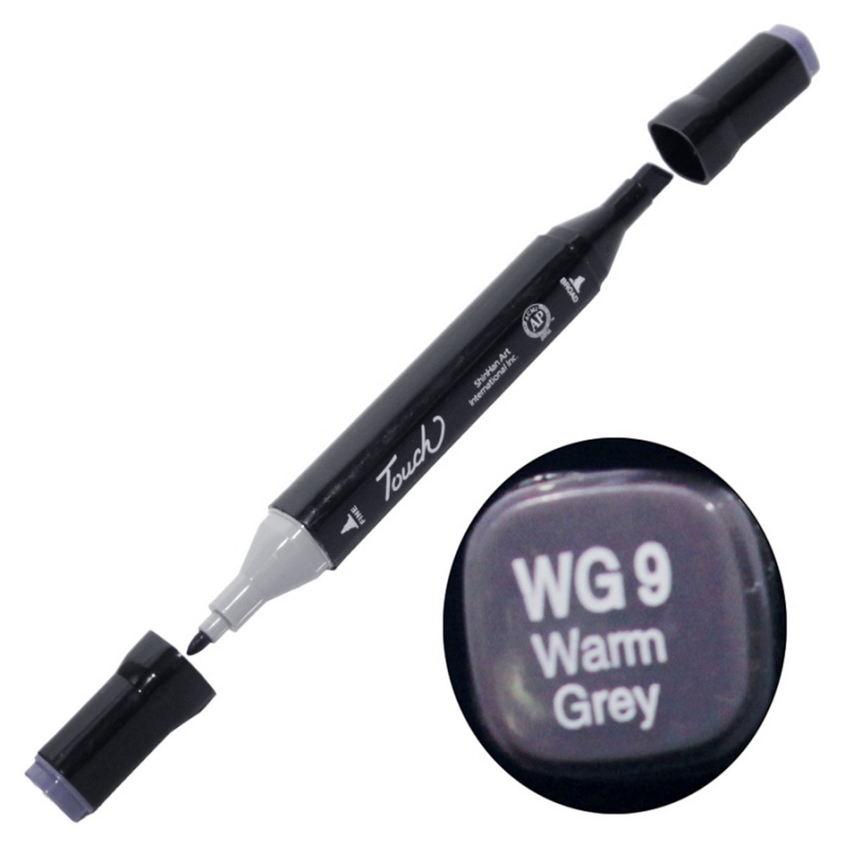 Gift To Love | Touch Marker 2In1 Pen | Color : Warm Grey | Code : TMWG9