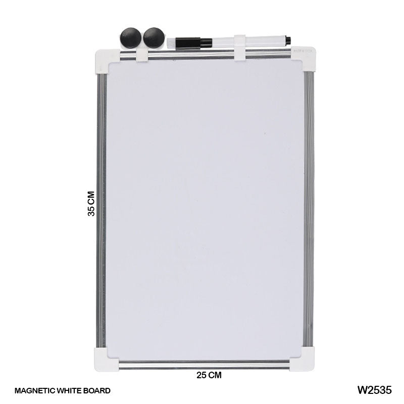 Gift To Love | Writing White Board Magnetic | Size : 25 X 35 Cm | Code : W2535