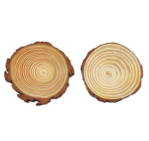 Gift To Love | Wooden Slice Round | Size : 9-10 X 1 Cm | Code : WSR910