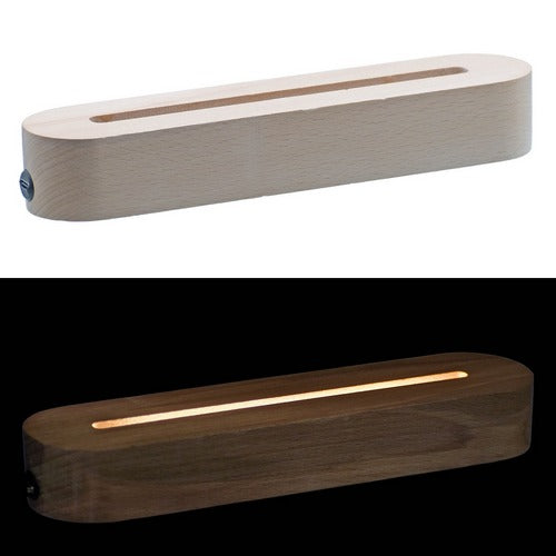 Gift To Love | Wooden Stand With 6 Inch Led Light 8 Inch 10MM Grua | Code : WSWC02