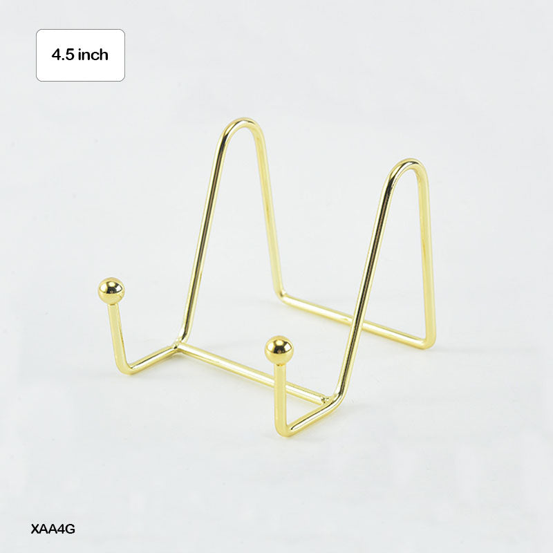 Gift To Love | Frame Holder Display Stand Iron | Color : Gold | Size : 4.5 Inch | Code : XAA4G
