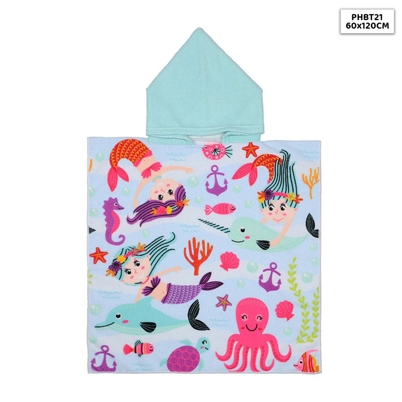 Kids Hooded Bath Towel