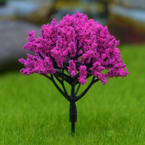 Gift To Love | Artificial Miniature Pink Colour Tree 1pc | Code : 001-80PK
