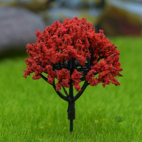 Gift To Love | Artificial Miniature Red Colour Tree 1pc | Code : 001-80RD
