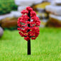 Gift To Love | Artificial Miniature Red Tree 1 Pc | Code : 002-80RD