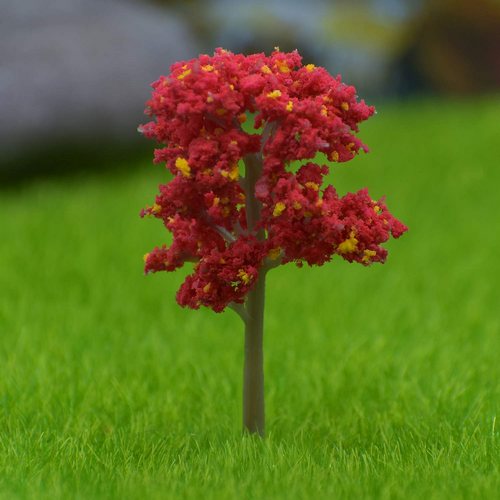 Gift To Love | Artificial Miniature Red Colour Tree 1pc | Code : 011-80RD