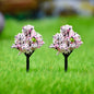 Gift To Love | Artificial Miniature Two Tone Baby Pink Tree 2 Pcs | Code : 018-40TT