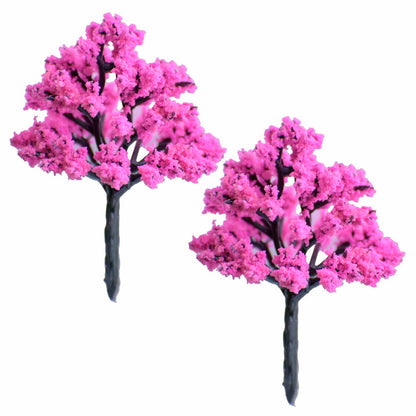 उपहार प्रेम के लिए | कृत्रिम लघु वृक्ष | रंग : गुलाबी | नग : 2 नग | कोड : 018-60PK