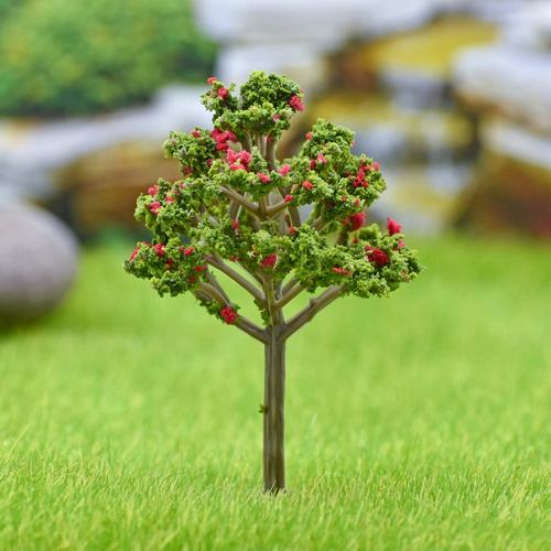 Gift To Love | Artificial Miniature Green & Red Tree 1pc | Code : 018-80TTR