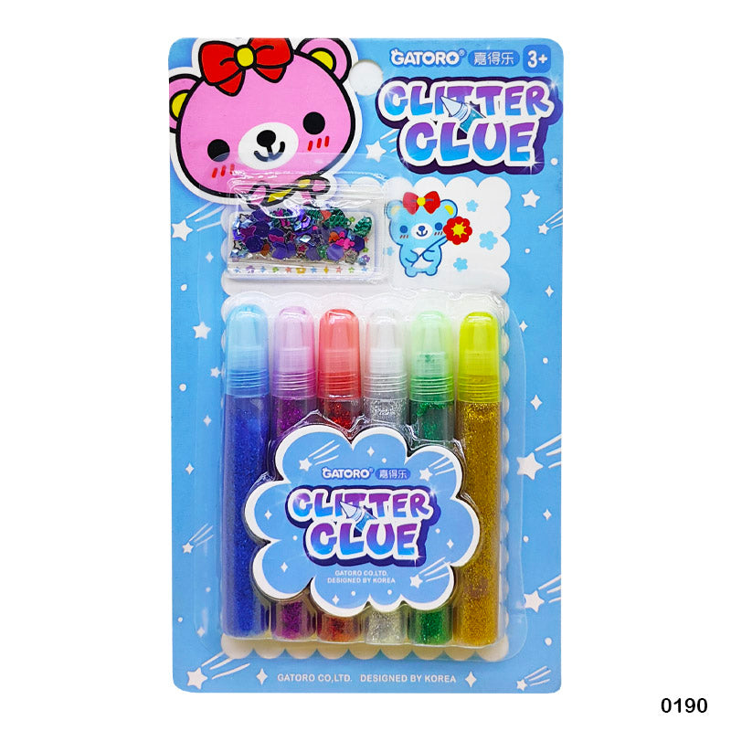 GLITTER GLUE 0190 OPEC (6 COLOR) - GIFT TO LOVE