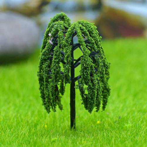 Gift To Love | Artificial Miniature Weeping willow Green Tree 1pc | Code : 023-90DG