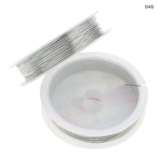Gift To Love | Wire | Color : Silver | Size : 0.4 | Pcs : 10 Roll | Code : 04S