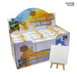 Gift To Love | Mini Canvas And Easel | Color : White | Size : 10 Cm X 10 Cm | Code : 1010TZM